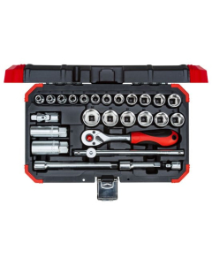 Gedore pipesett 3/8", 26 deler