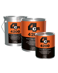 4CR 4200.1000 2K Premium HS Fyller Lys Grå 4:1 - 1L