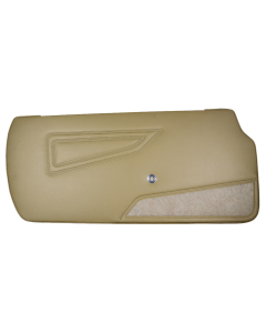 FIAT 124 SPIDER DØRPANELSETT MED TEPPE BEIGE 2 STK TYPE 1 1979 - 1982